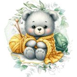 🧸Мишуткин ПЛЕД | Вязаный уют для малышей